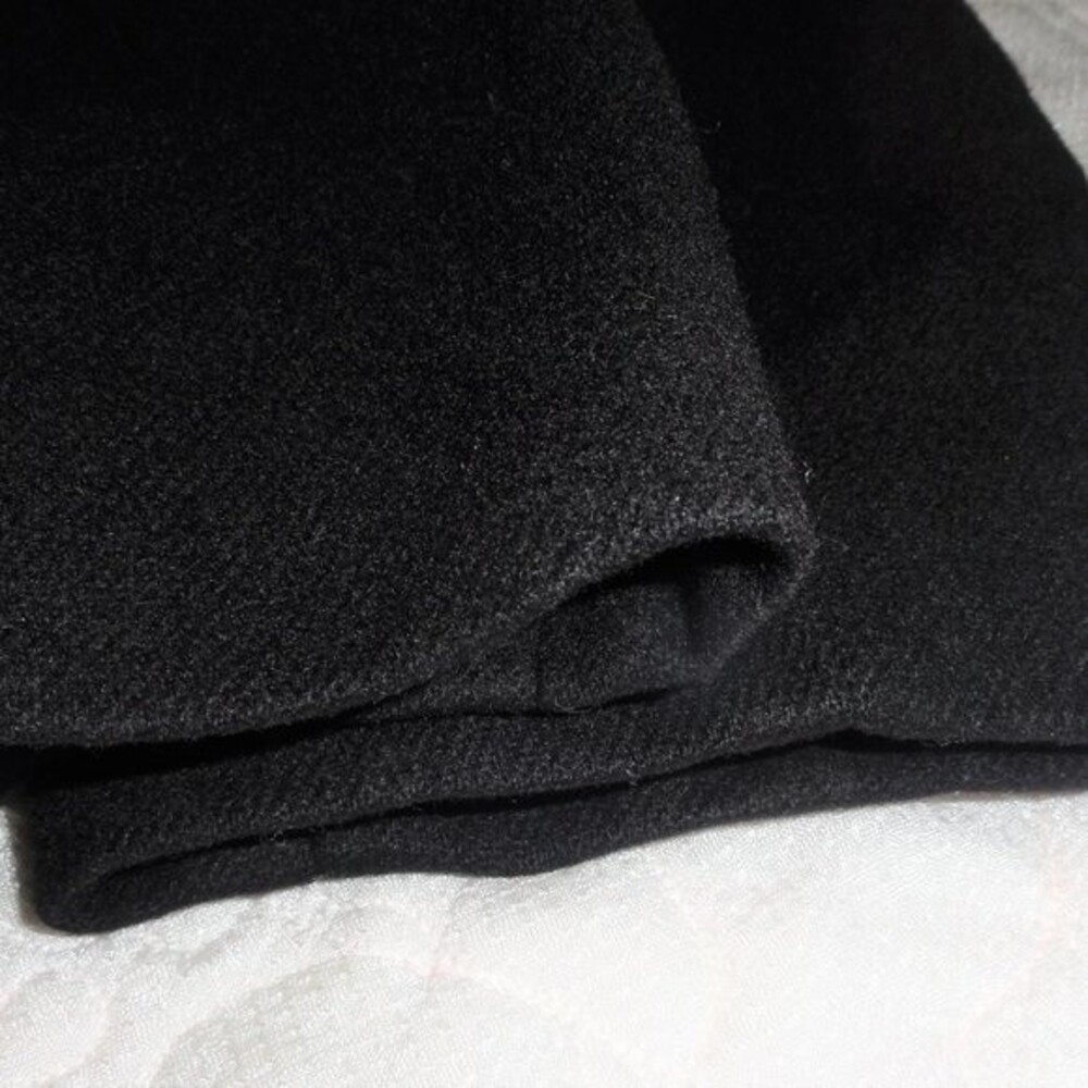 100% Wool Blazer Jacket Black 12P One Button NICE! - Picture 7 of 7